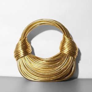 Gold Double Knot Bag